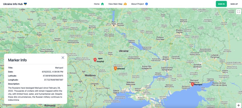 Ukraine Map Info Hub – screenshot 3