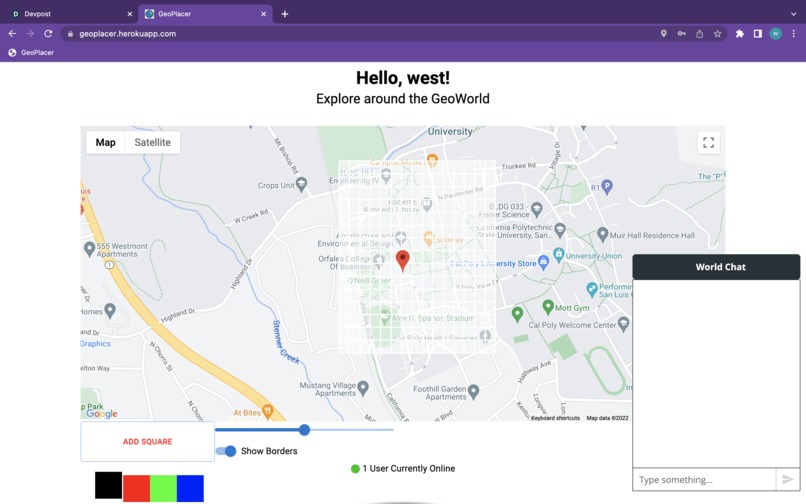 GeoPlace – screenshot 2