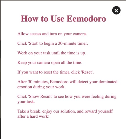 Emodoro – screenshot 2