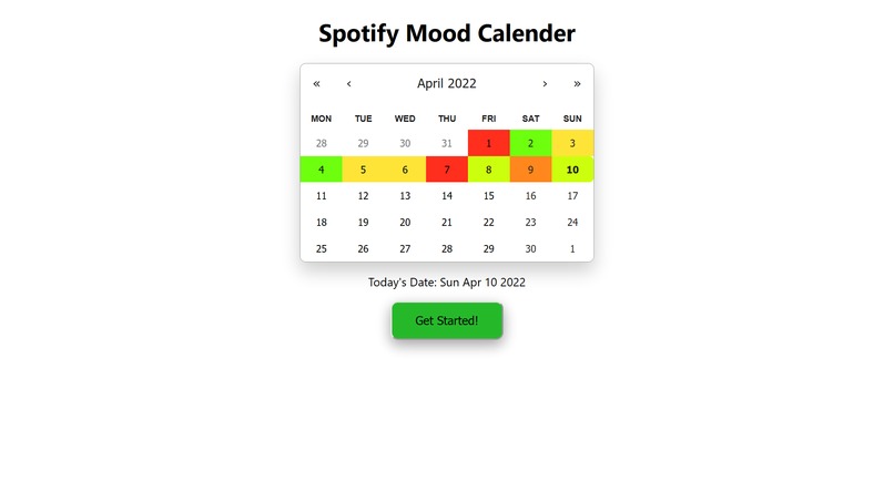 Musical Mood Tracker – screenshot 1