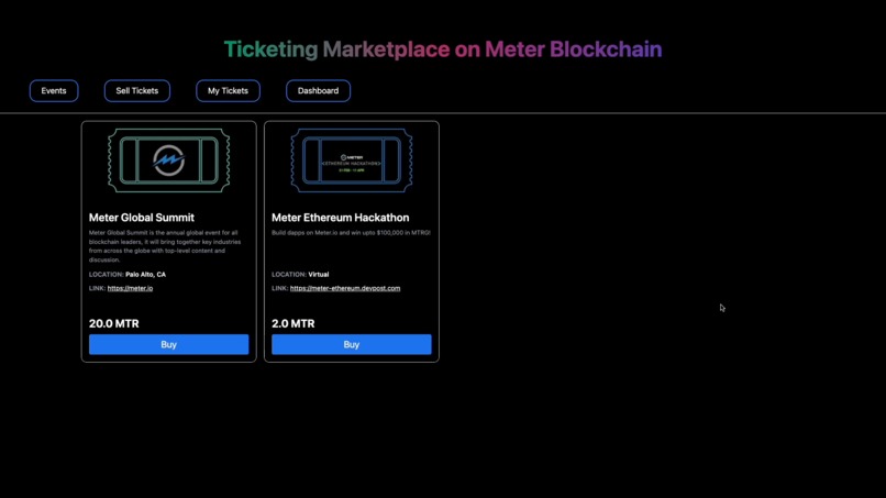 MeterTickets – screenshot 1