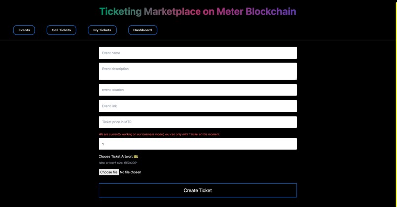 MeterTickets – screenshot 2