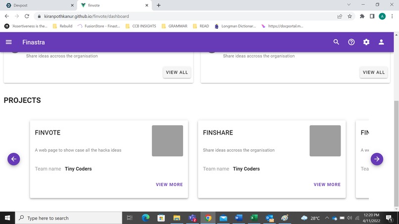 Finvote – screenshot 1