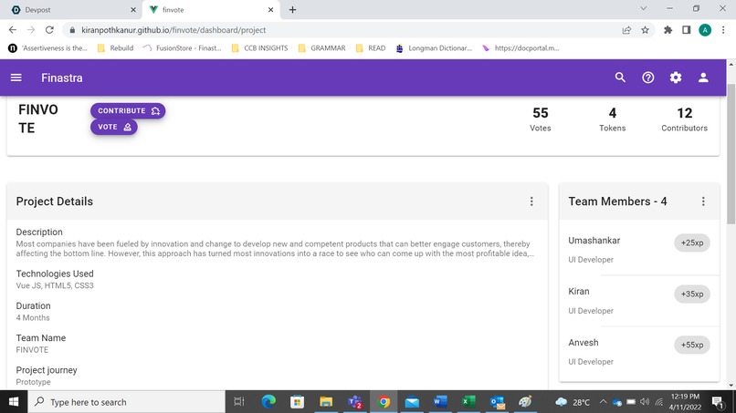 Finvote – screenshot 3