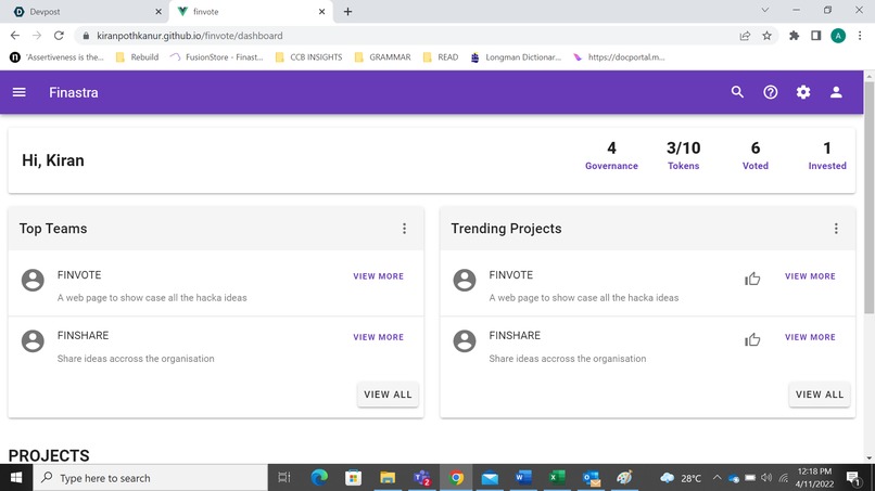 Finvote – screenshot 5