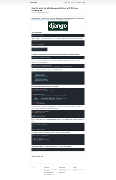 HelpMeUP – screenshot 1