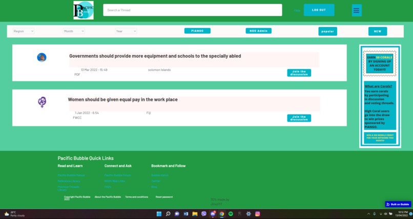 Pacific Bubble – screenshot 1