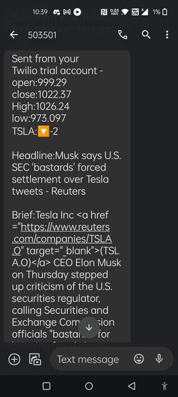 Stock Alert – screenshot 1
