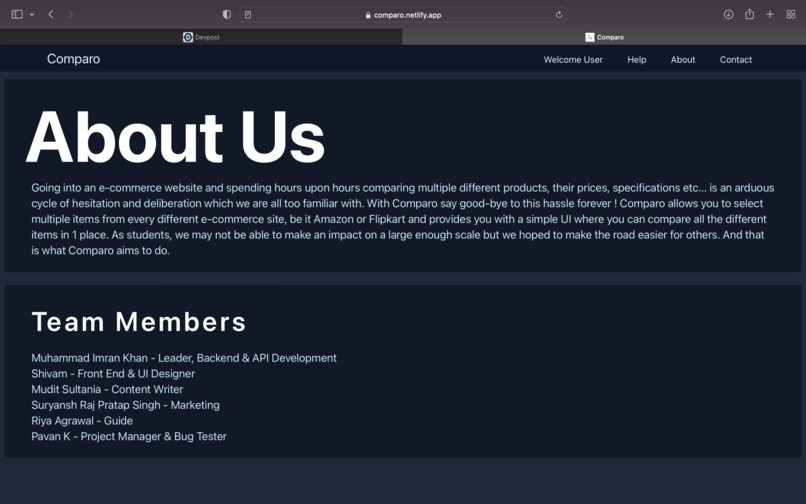 Comparo – screenshot 3