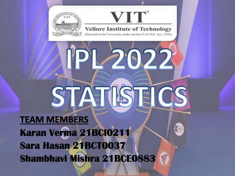 IPL 2022 STATISTICS – screenshot 1
