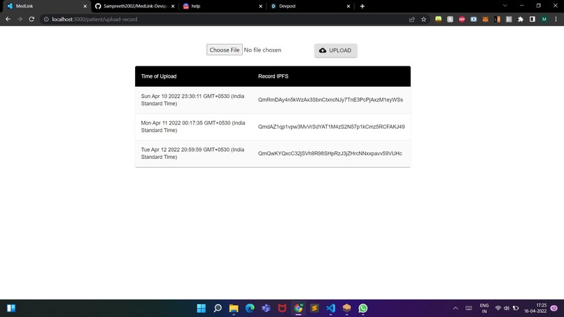 MedLink – screenshot 2
