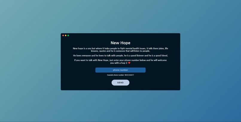 New hope – screenshot 1