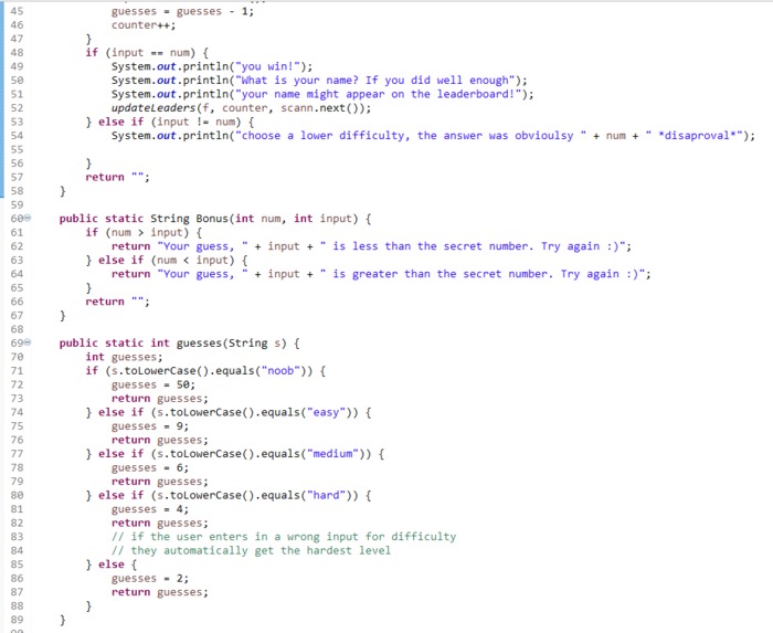 Guessing Game – screenshot 2
