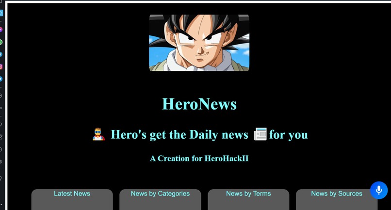 HeroNews – screenshot 1