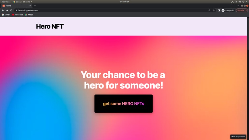 Hero NFT – screenshot 1