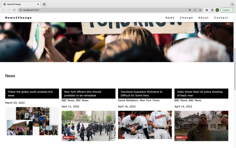 News2Change – screenshot 2