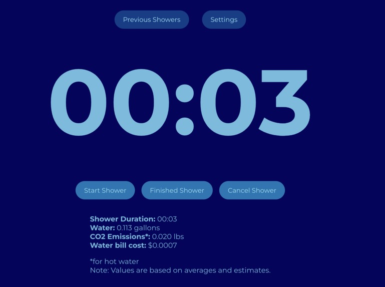 EcoShower – screenshot 1