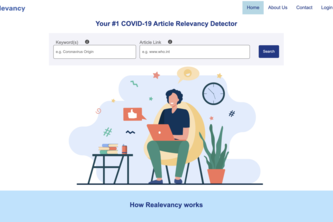 Realevancy - a website detects the relevancy of webpages