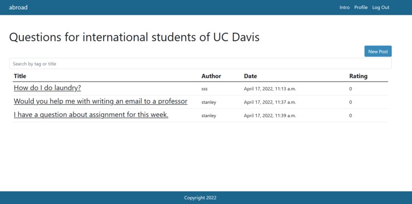 abroad.college – screenshot 4