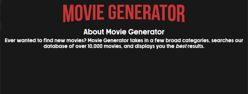 Movie Generator – screenshot 2