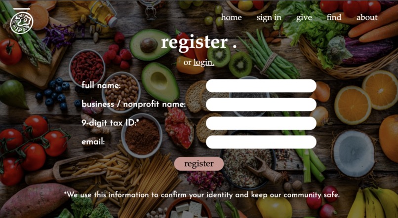 hōfu- connecting food providers to food pantries – screenshot 2