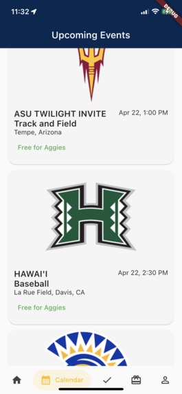 Aggie Athletics Mobile App – screenshot 1