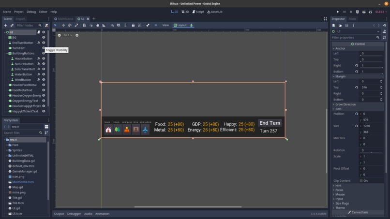 Unlimited Power! (beginner project) – screenshot 1
