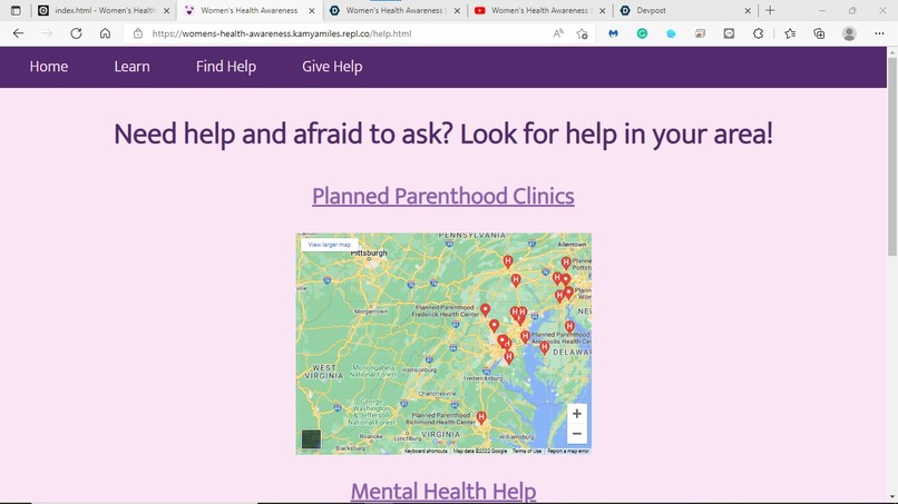 Women's Health Awareness – screenshot 3