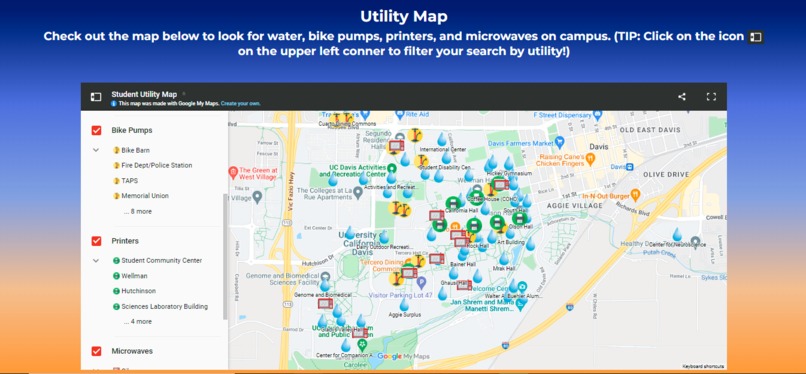 UC Davis Survival Guide – screenshot 2