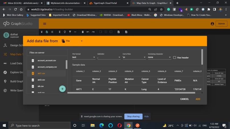 Cancer Variant Analyser – screenshot 1