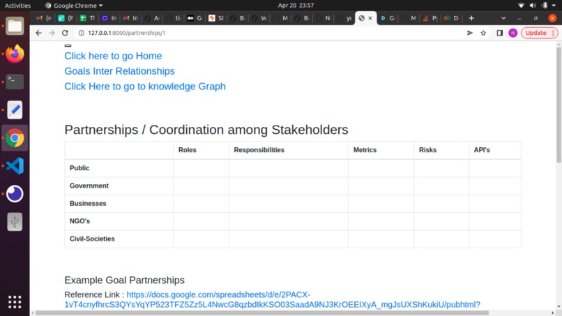 Global Goals Graph – screenshot 2