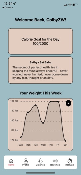 MyFitnessFriend – screenshot 3