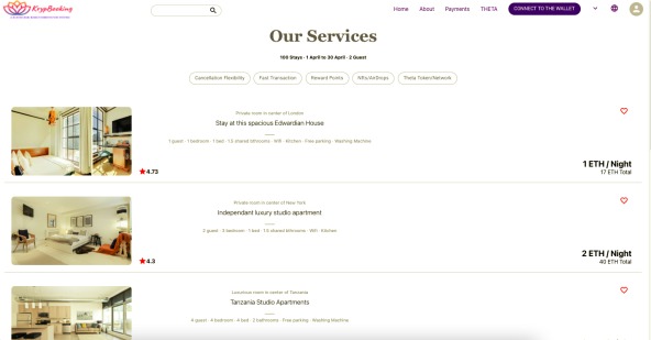 Kypbooking – screenshot 2