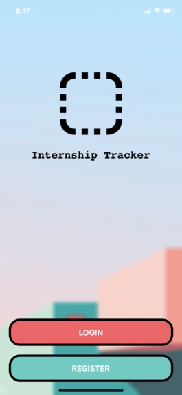 Internship Trakcer – screenshot 1