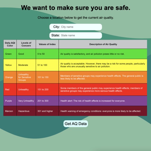 Air Quality Checker – screenshot 2