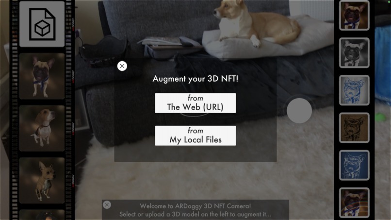 ARDoggy 3D NFT Camera – screenshot 1