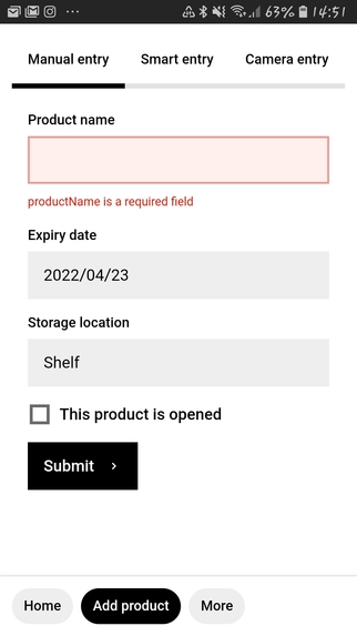 BestBefore – screenshot 1