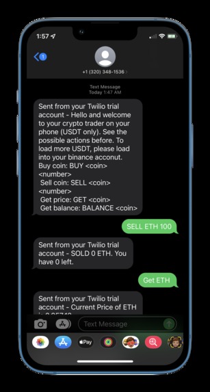 Crypto Phone Trader – screenshot 2