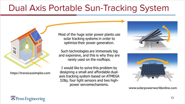 Portable Sun-Tracking System for Small Solar Panels – screenshot 2