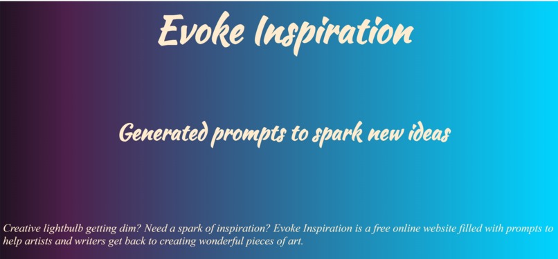 Artist Writer Website – screenshot 1