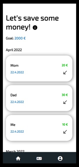 Tatra Banka kids app – screenshot 1