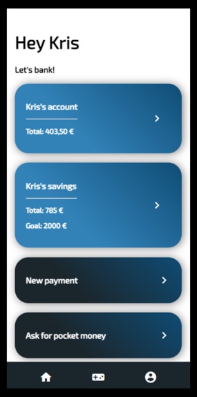 Tatra Banka kids app – screenshot 4