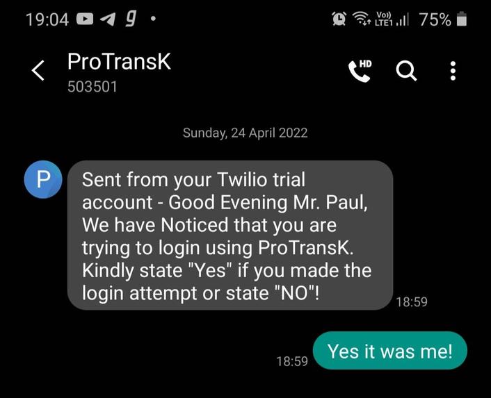 ProTransk – screenshot 3