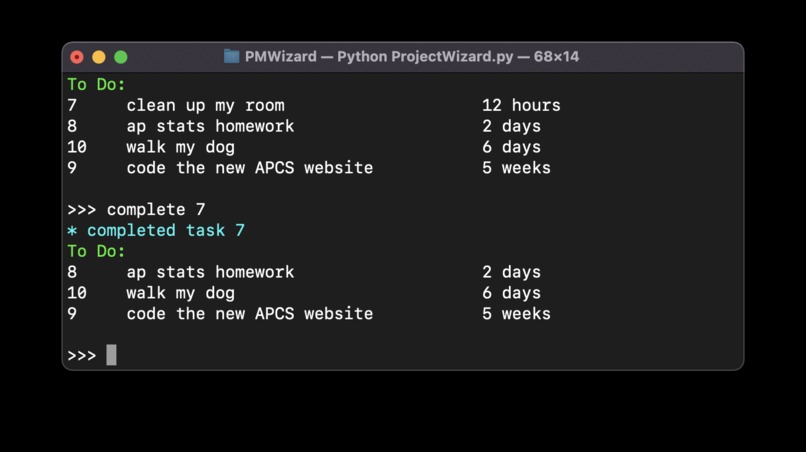Project Wizard – screenshot 3