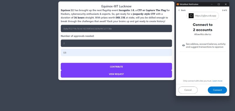 Crypto Fundraiser – screenshot 5