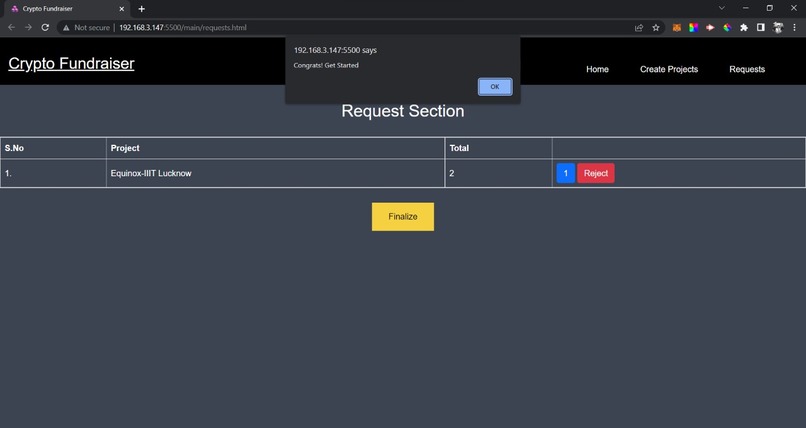 Crypto Fundraiser – screenshot 6