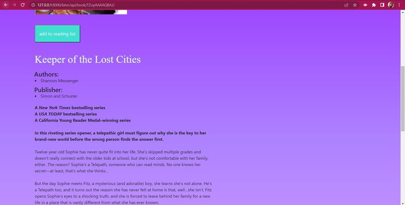Later Books – screenshot 7