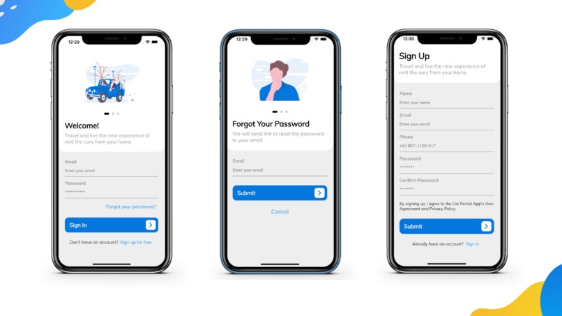Car Rental - Mobile App (Android & iOS) – screenshot 3