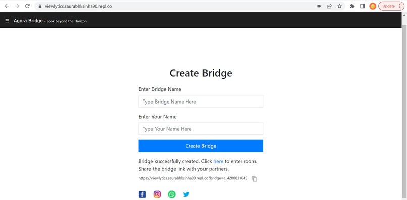 Agora Bridge – screenshot 2