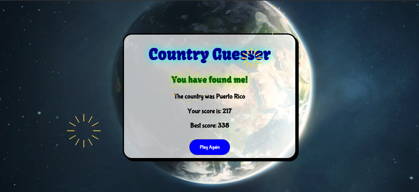 Country Guesser